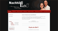 Desktop Screenshot of nachhilfefuchs.de